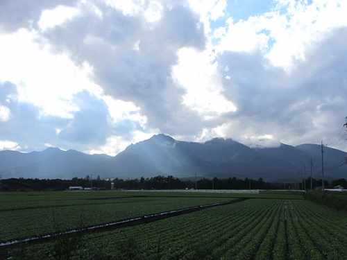 野辺山付近から見る八ヶ岳。