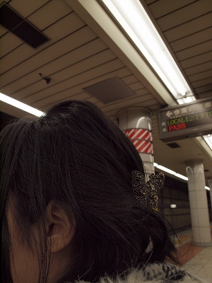 盛り髪・横