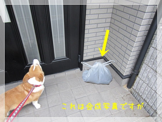 玄関先の不審物