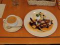 人間チームはのんびりお茶