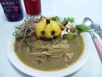 ハロウィンカレー。