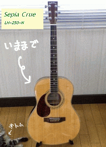 Guitar before after