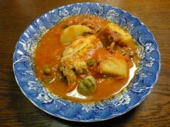 鶏手羽のトマトシチュー