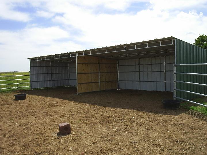 The shedplan: Run in sheds for horses plans