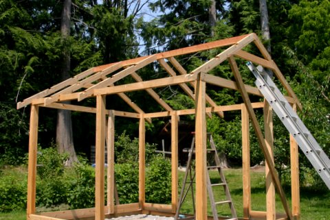 Post And Beam Greenhouse How to Build DIY by 8x10x12x14x16x18x20x22x24 ...