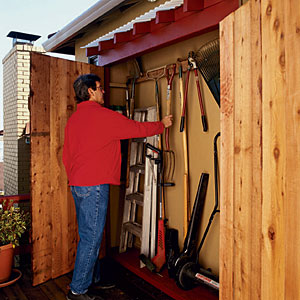Outdoor Tool Storage Shed