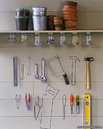 Garage Wall Tool Storage