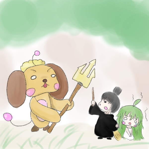 クロノと犬の兵士