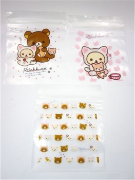 140924_ローソン限定_伊藤園お〜いお茶500mlエビアン330ml各2本_リラックマチャック付き小物入れ_¥151×2_全2種_04