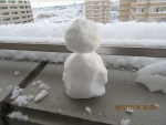 雪ダルマ!