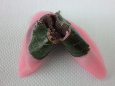 千林商店街グルメ 和菓子 寶来(ほうらい)堂本店 江戸前桜-2