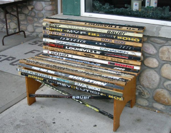 Wood WorkHockey Stick Bench Plans - How To build DIY ...