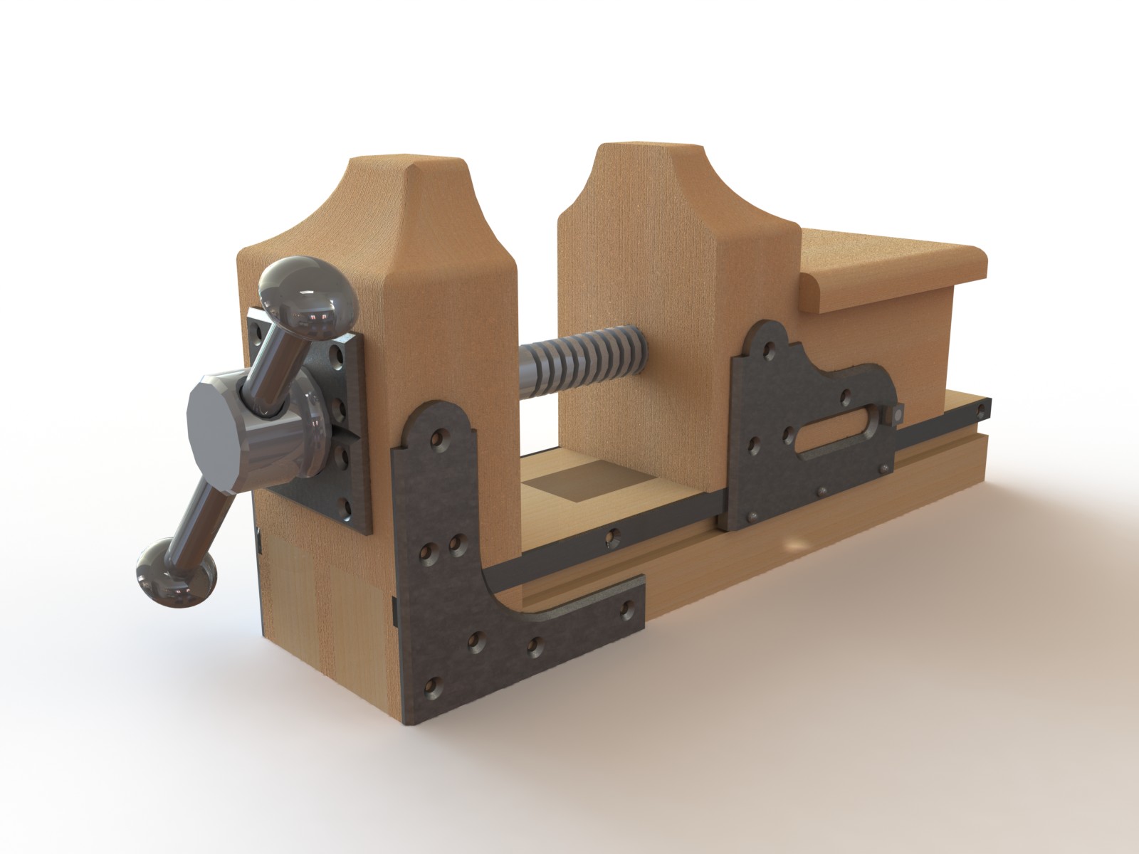 de bamboo: This is How to build a woodworking vise