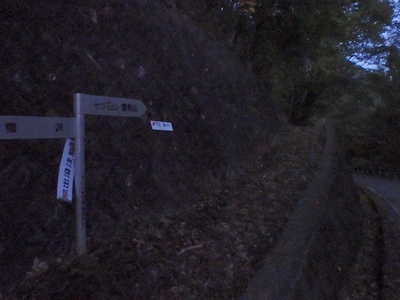 ここから登山道へ