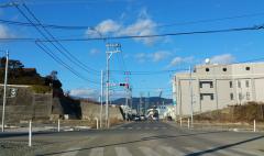 2013年2月3日 気仙沼市仲町 コヤマ菓子店前交差点