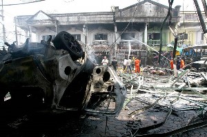タイ 爆弾テロ写真