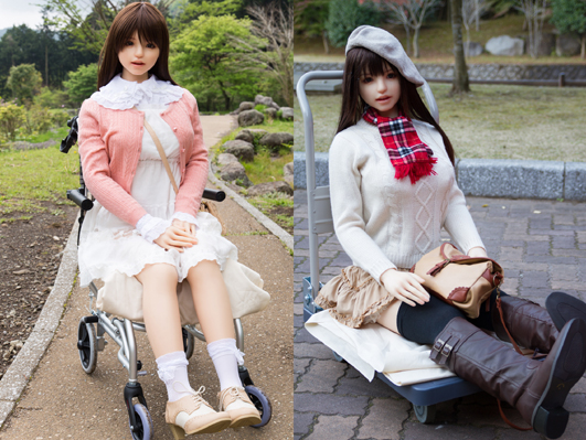 車椅子少女&台車少女_低解