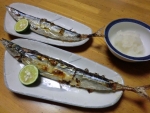 秋刀魚塩焼き