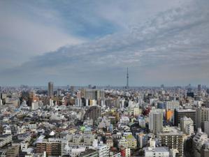 20120228 文京シビックセンター展望ラウンジから