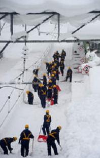 横手駅除雪