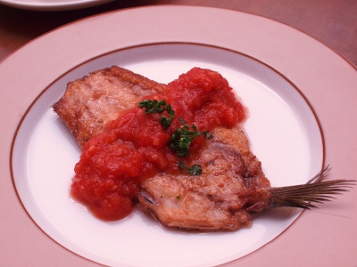 鰯のムニエル プロバンス風