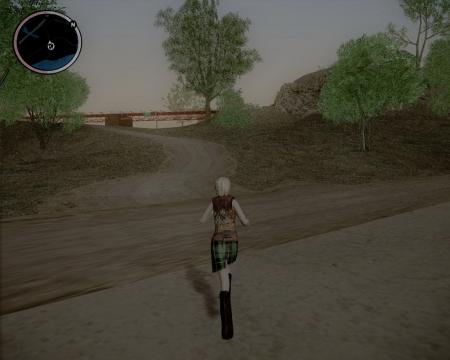 female animation 7 run animation