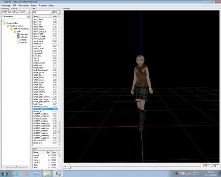 female animation 19 woman idlestance