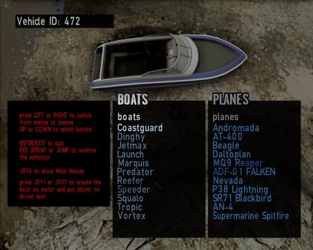 gtasaimageVehicle Spawn Premium1