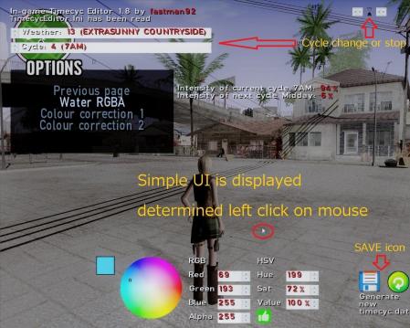 In game Timecyc Editor 1 8 GTA SA1