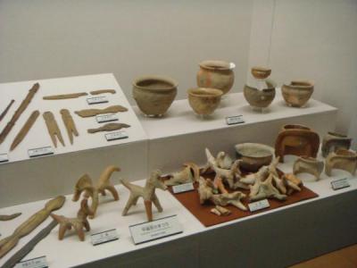 橿原考古学研究所附属博物館にて