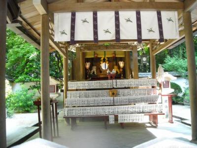鷺の森神社にて