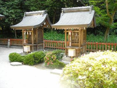 鷺の森神社にて