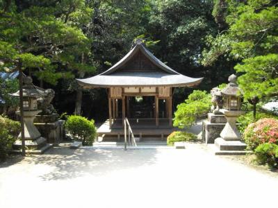 鷺の森神社にて