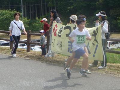 あやべ二王門登山レースにて