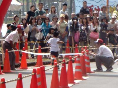 あやべ二王門登山レースにて