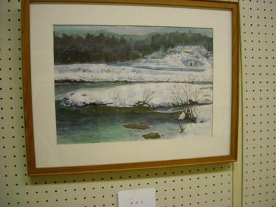野崎義典水彩画展にて