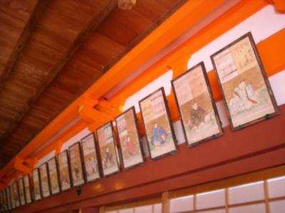 藤原鎌足を祀る談林神社にて