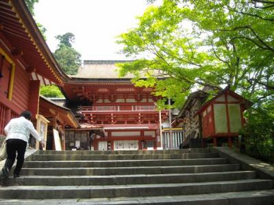 藤原鎌足を祀る談林神社にて