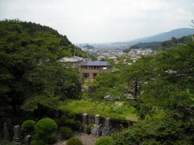 国宝の十一面観音像を持つ聖林寺にて