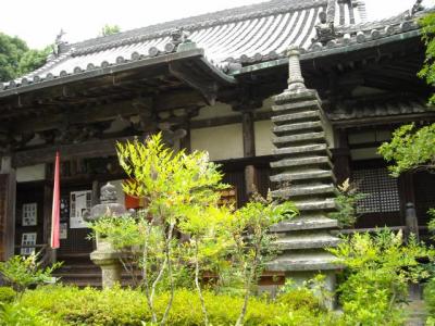 国宝の十一面観音像を持つ聖林寺にて