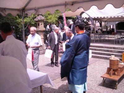 水無月大祭が熊野新宮神社で