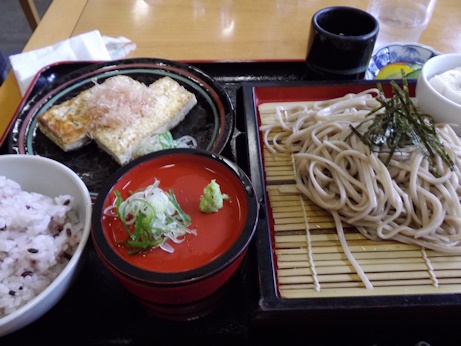 そば・豆腐ステーキ