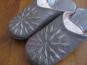 刺繍バブーシュ