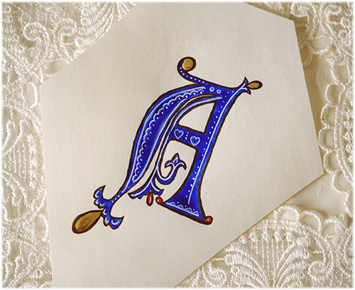 装飾文字を羊皮紙に そして羊皮紙について Calligraphy Illumination Life