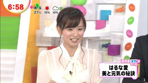 めざましどようび皆藤愛子透け透け衣装キャプ画像