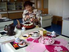 茶遊サロン iPad講習第3弾!手作り花茶講座 寝屋川中国茶サークル