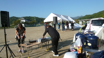 運動会の朝