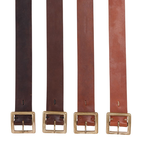 visvim PLAIN BELT 40mm ベルト ブラウン 茶色 34-