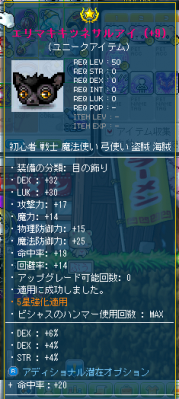 エリマキキツネサルアイ