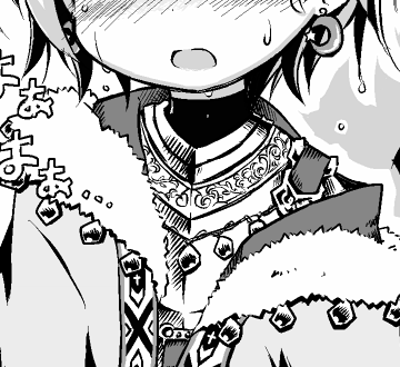 鎧の下は蒸れ蒸れかと